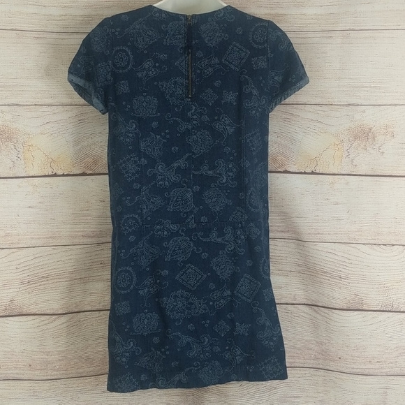 Master Max blue shift dress sz 38 /8 - Picture 3 of 10